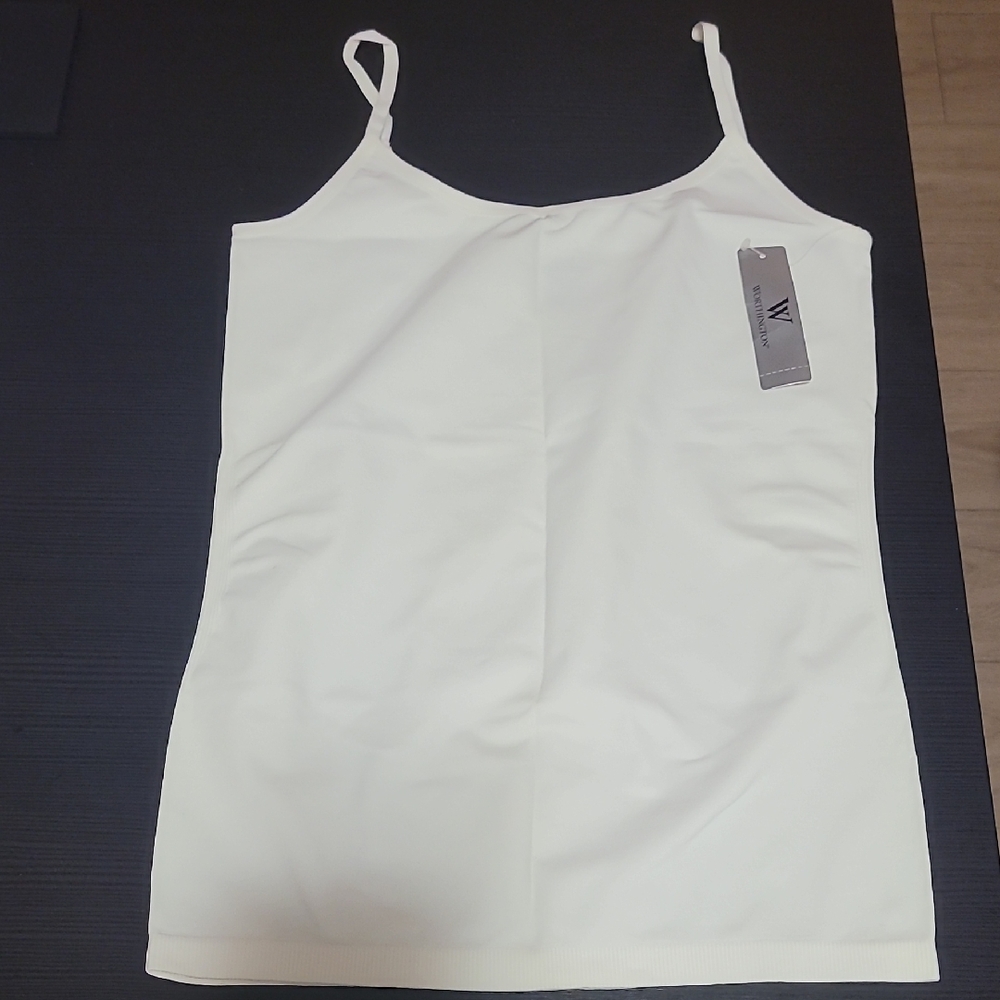 Worthington Seamless White Tank Top